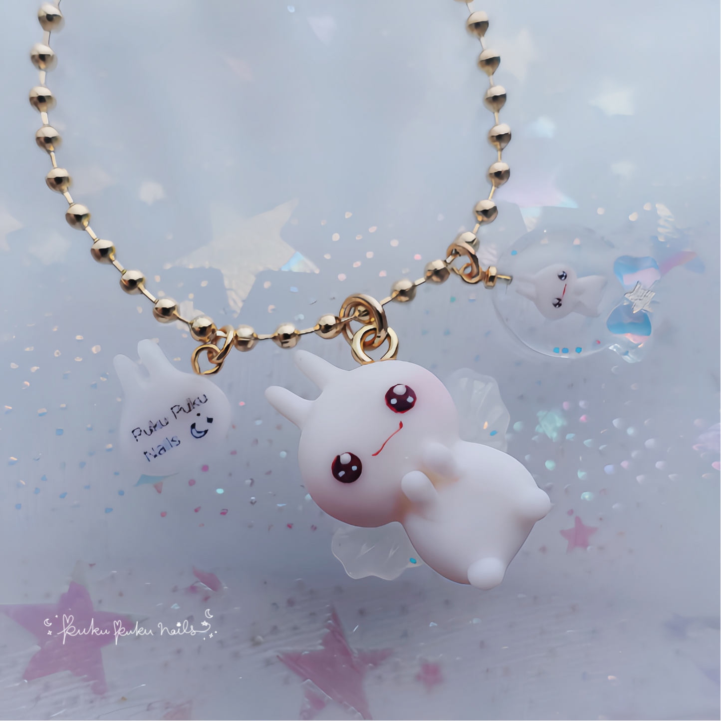 Puku-usa Figure ⭐︎ Aurora Snow Globe Shaker