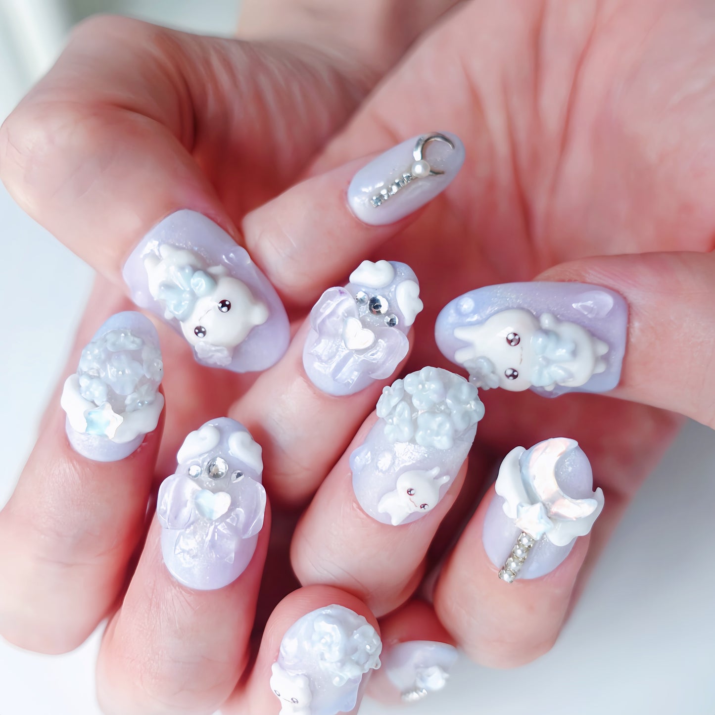 ⭐︎June Limited Design⭐︎ Magical Hydrangea Nails