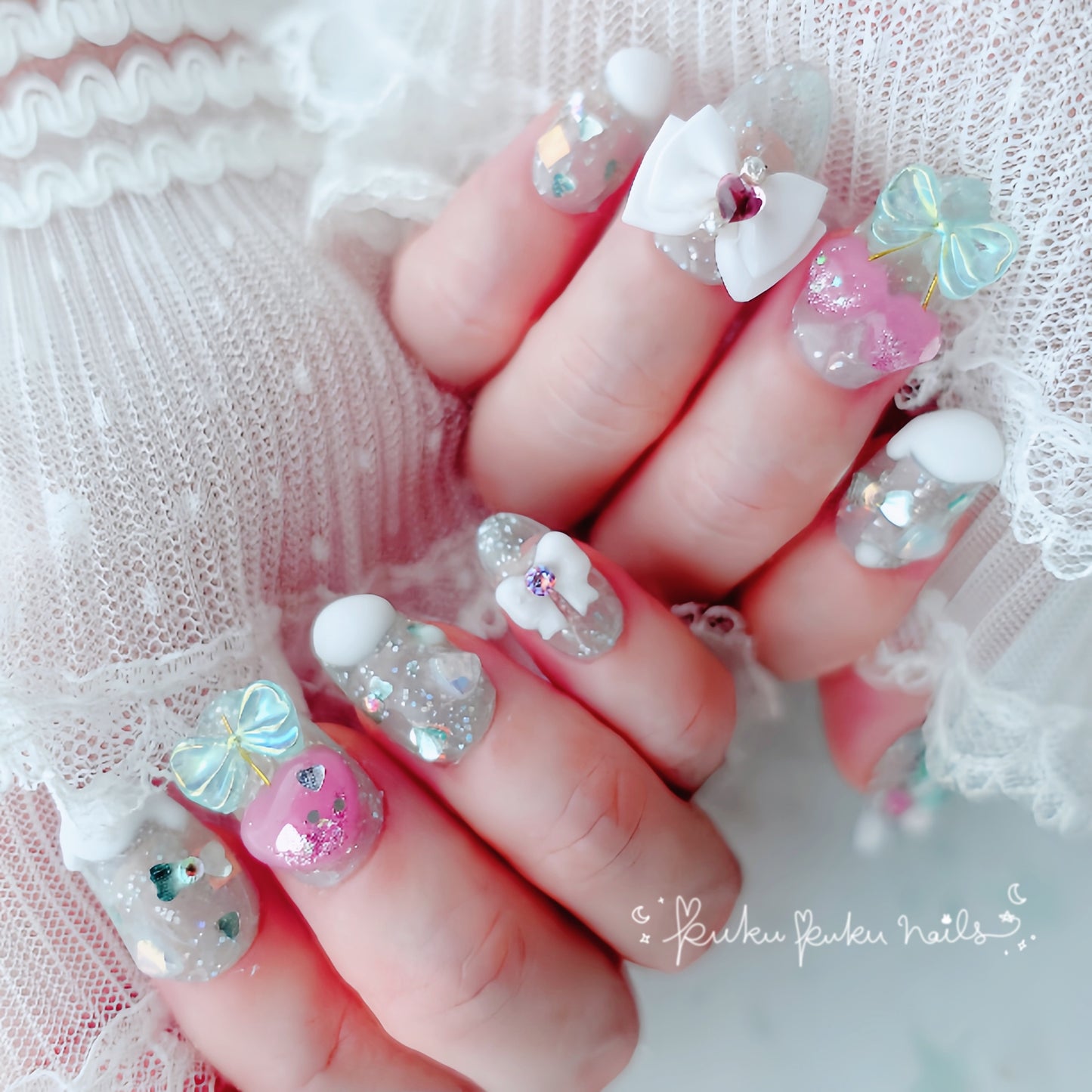 Kira Kira Melon Soda Nails