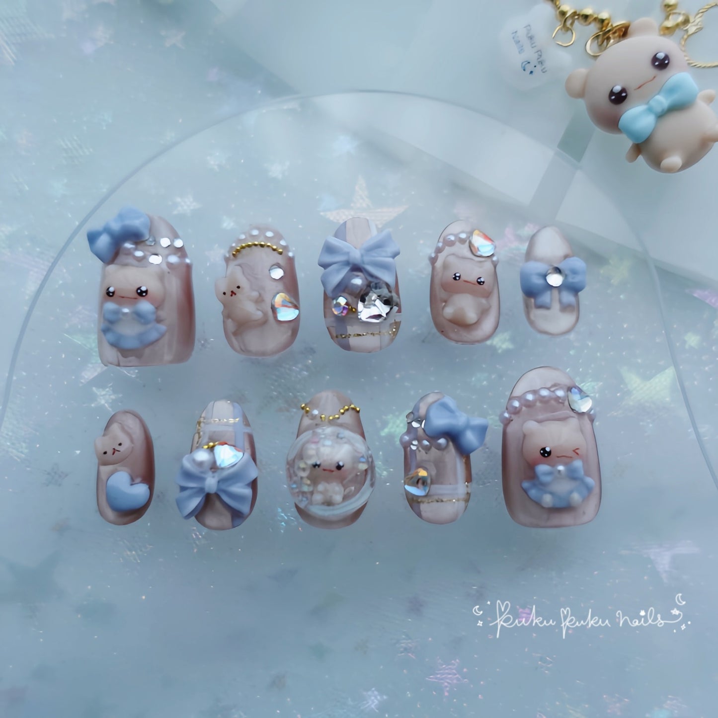 Autumn Limited Design☆Autumn School Unioorm Nails
