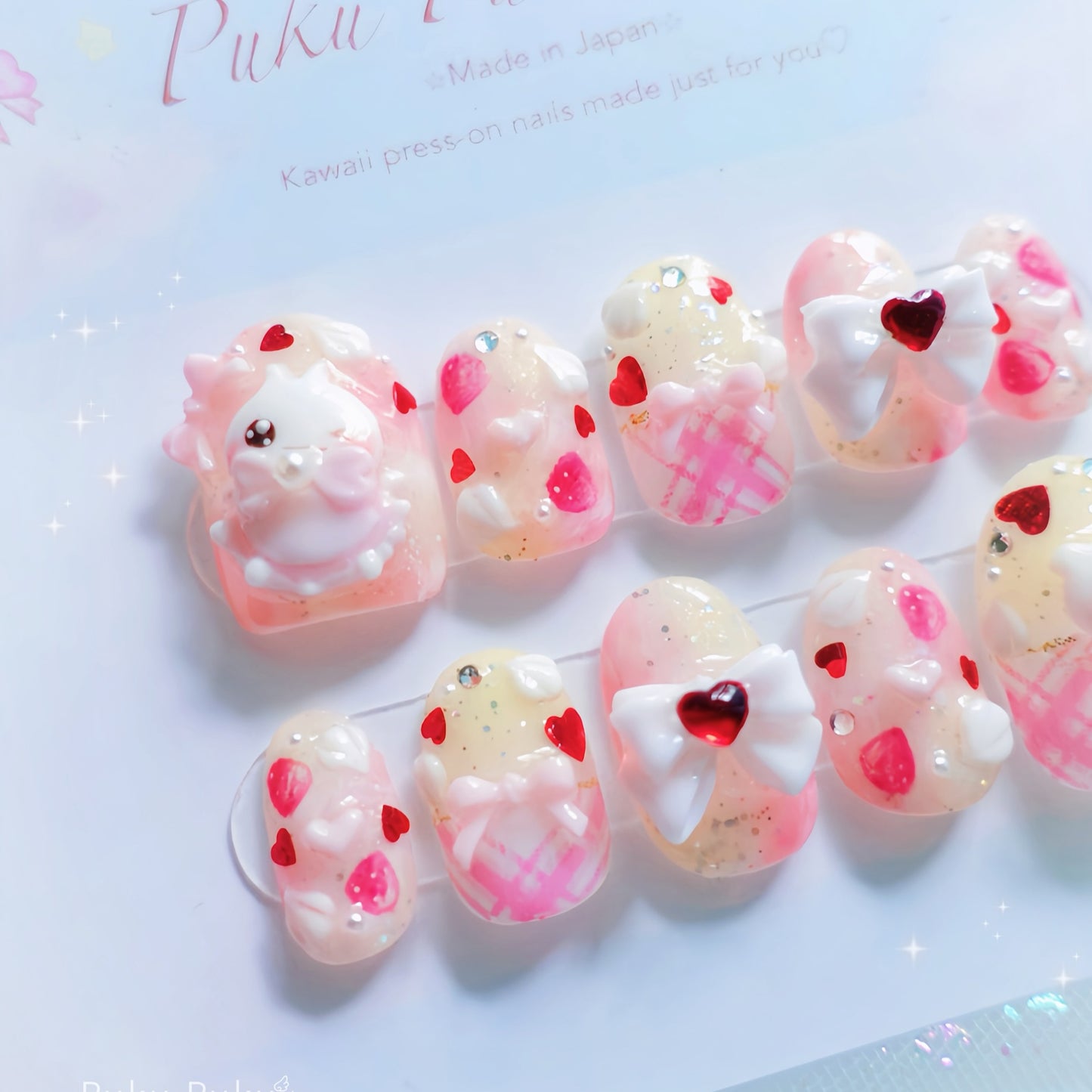 Harajuku Crepe Nails🍓✨