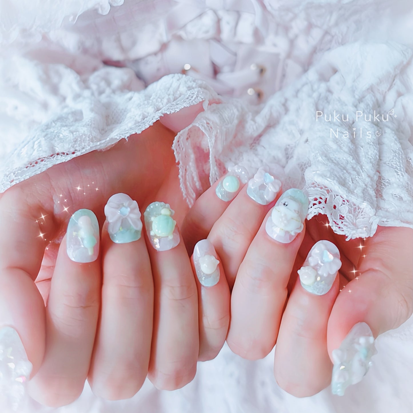 Sakura Matcha Harmony Nails🌸🍵
