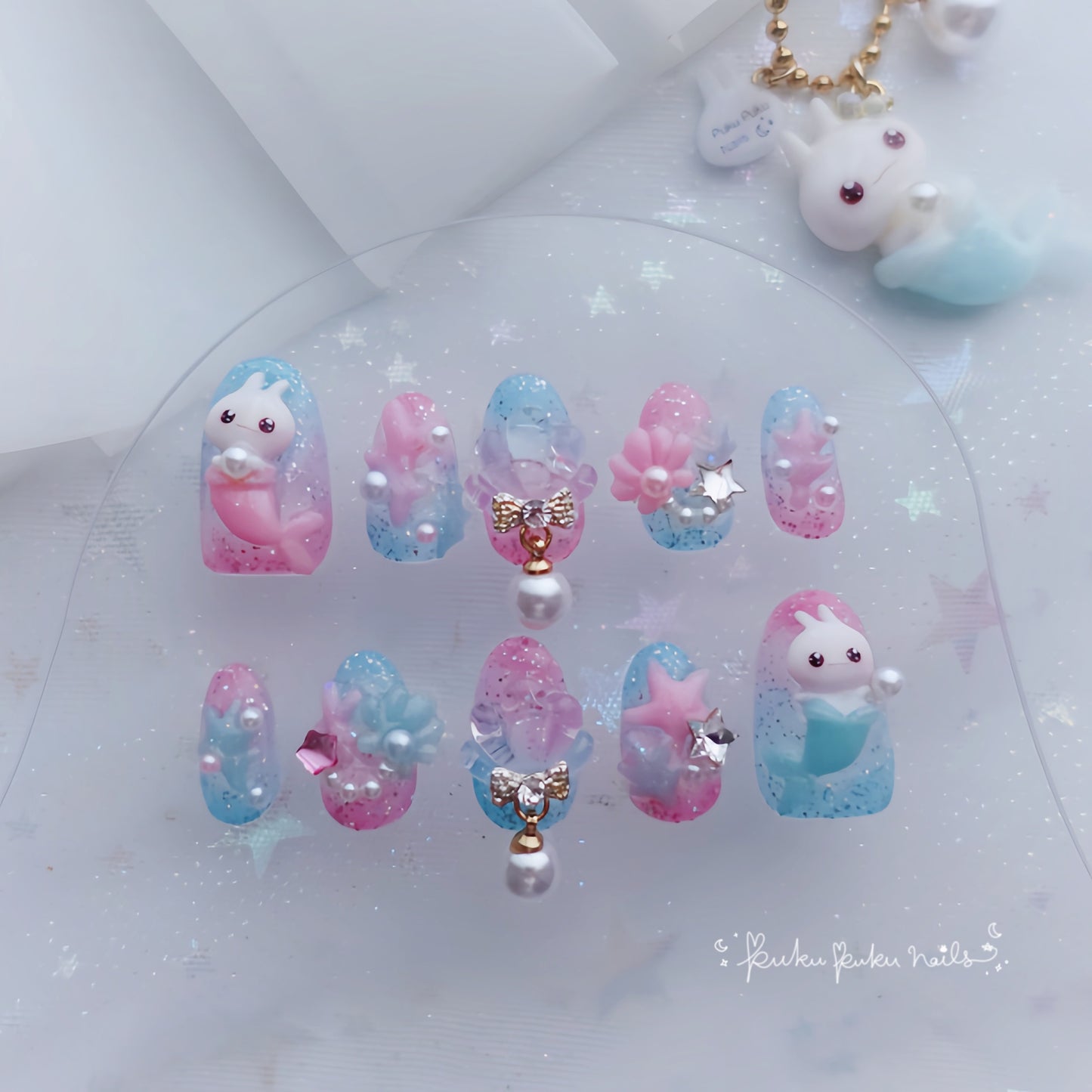 ⭐︎Summer Limited Design⭐︎ Magical Mermaid  Nails