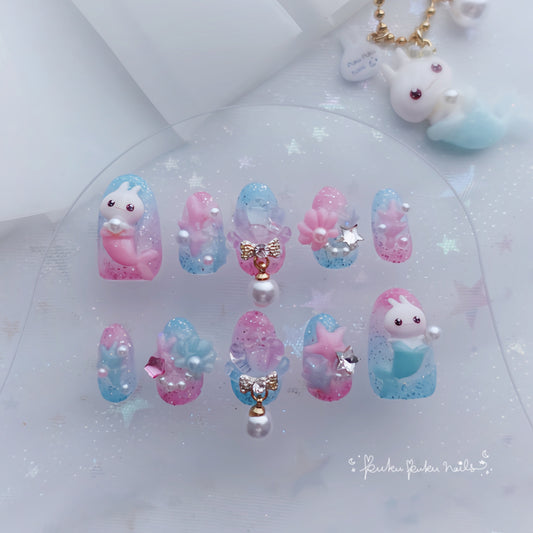 ⭐︎Summer Limited Design⭐︎ Magical Mermaid  Nails