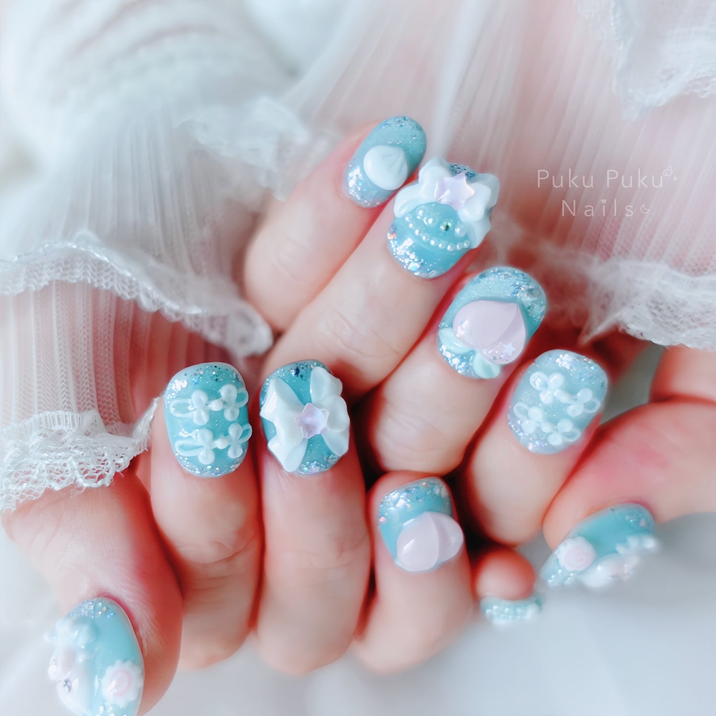 Kira Kira Cheongsam Nails