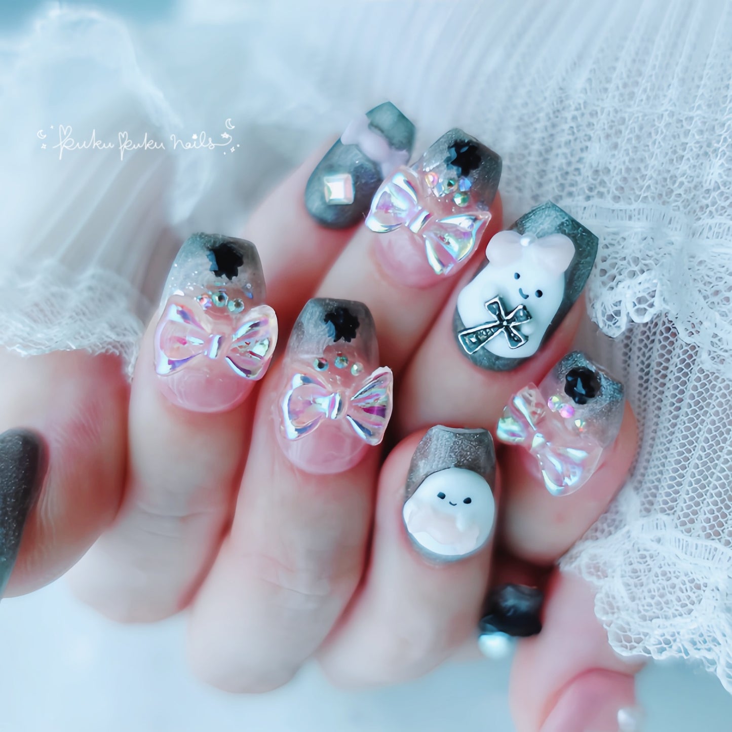 Halloween Limited Design ☆Capsule Ghost Nails