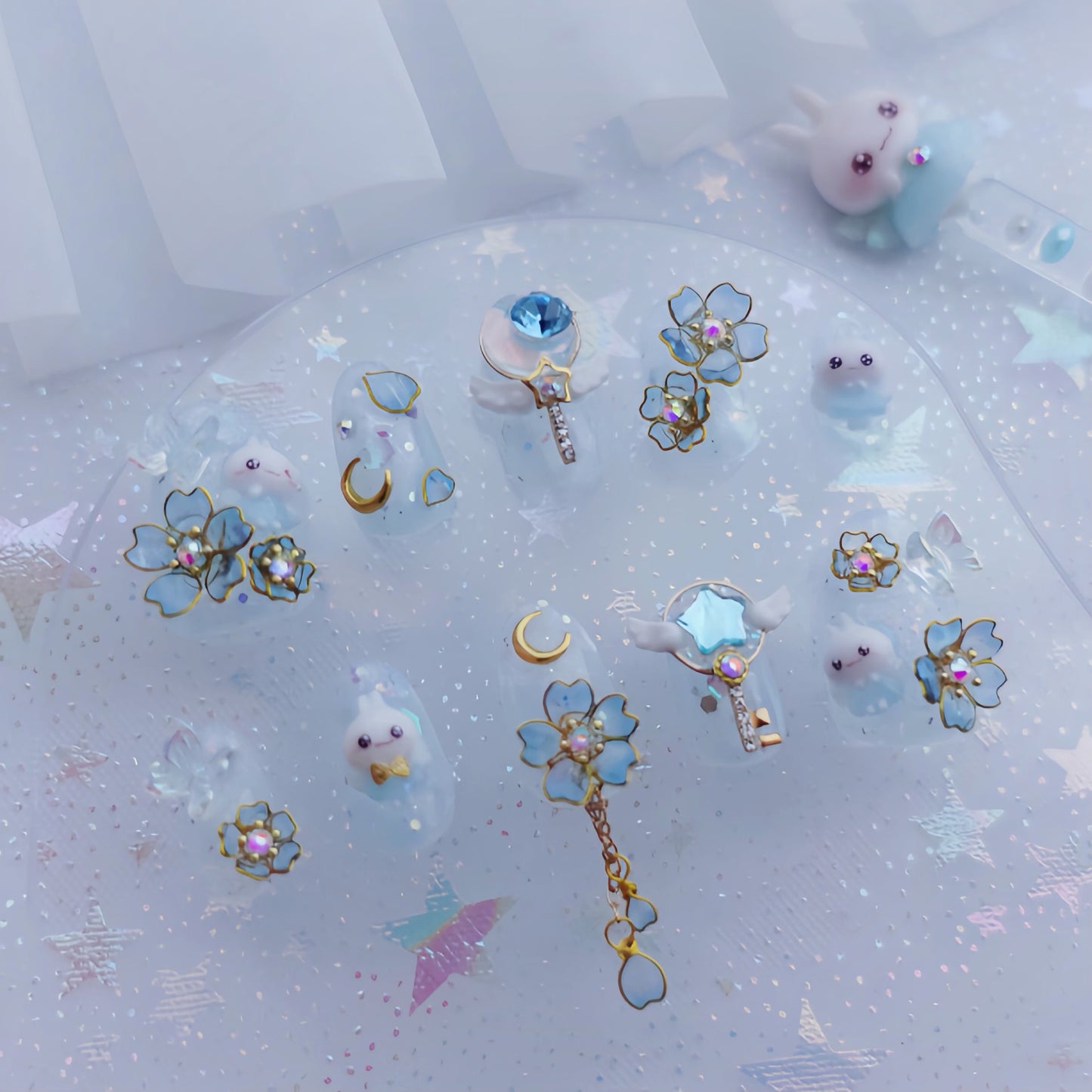 Magical Sakura Nails