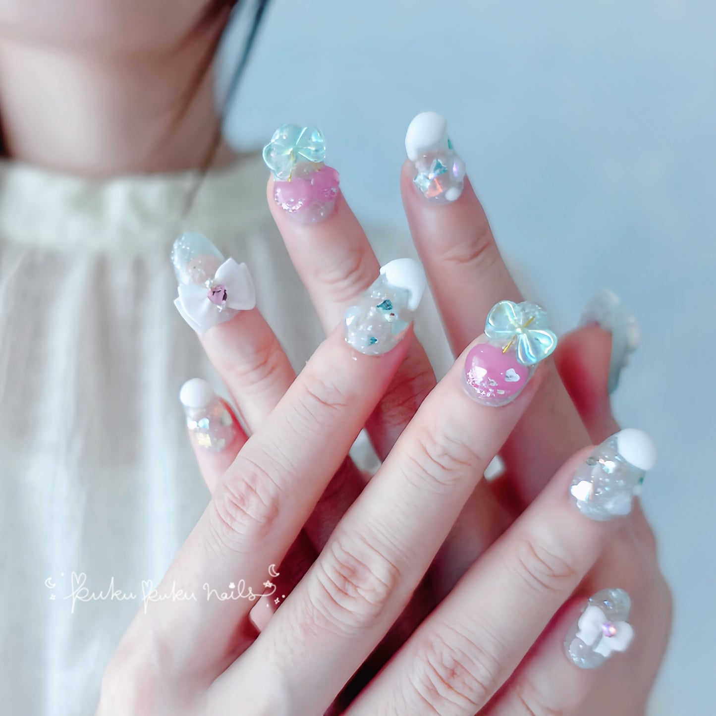 Kira Kira Melon Soda Nails