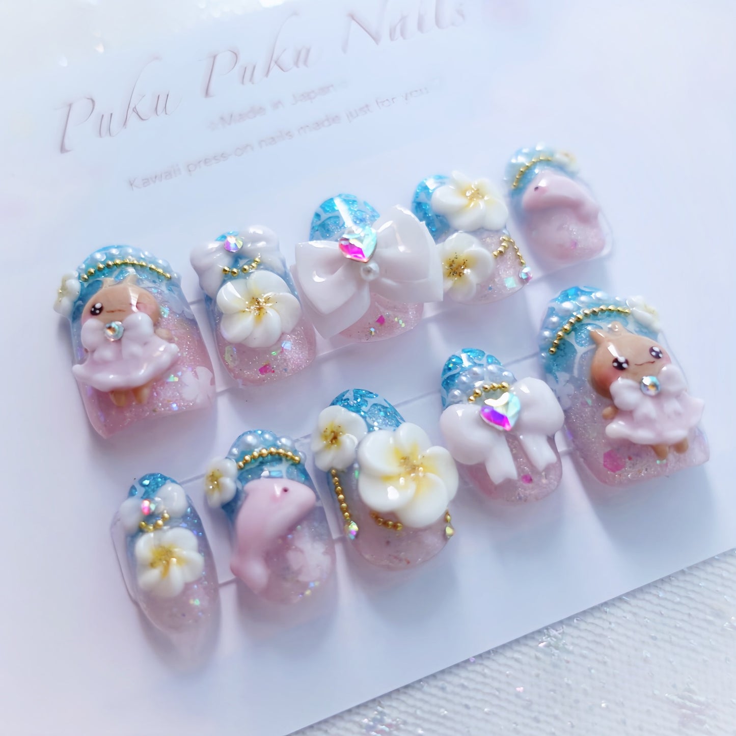 Summer Limited Design ☆ Kawaii Tropical Gyaru Nails