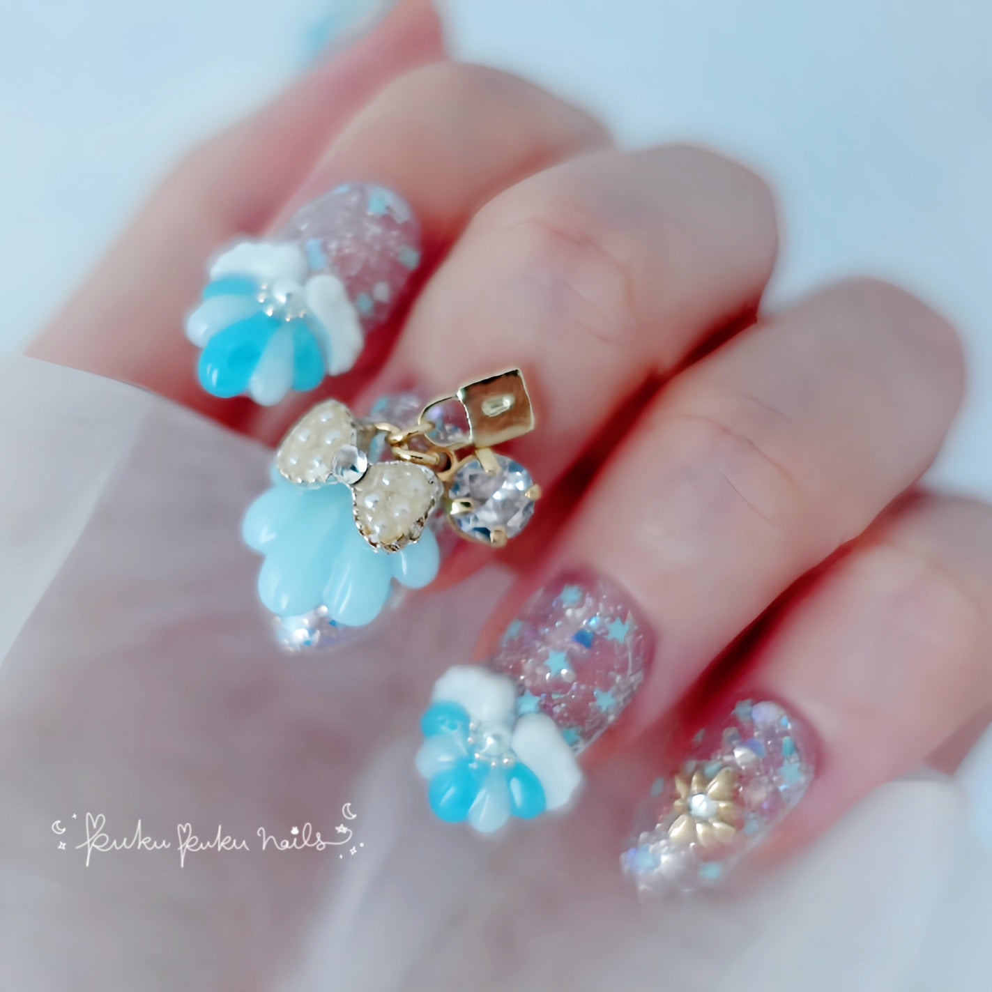 Summer Limited Design ☆ Mermaid Princess Nails