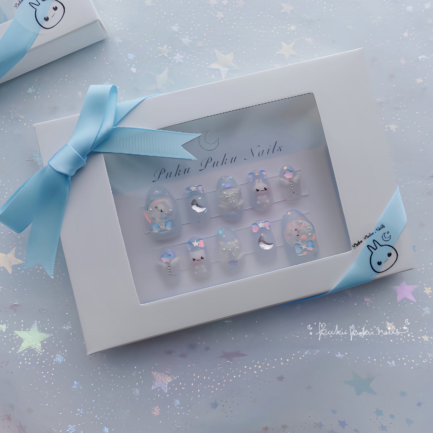 Aurora Snow Globe Magical Nails