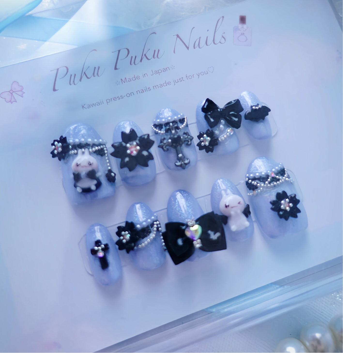 Kira Kira Gothic Lolita Nails