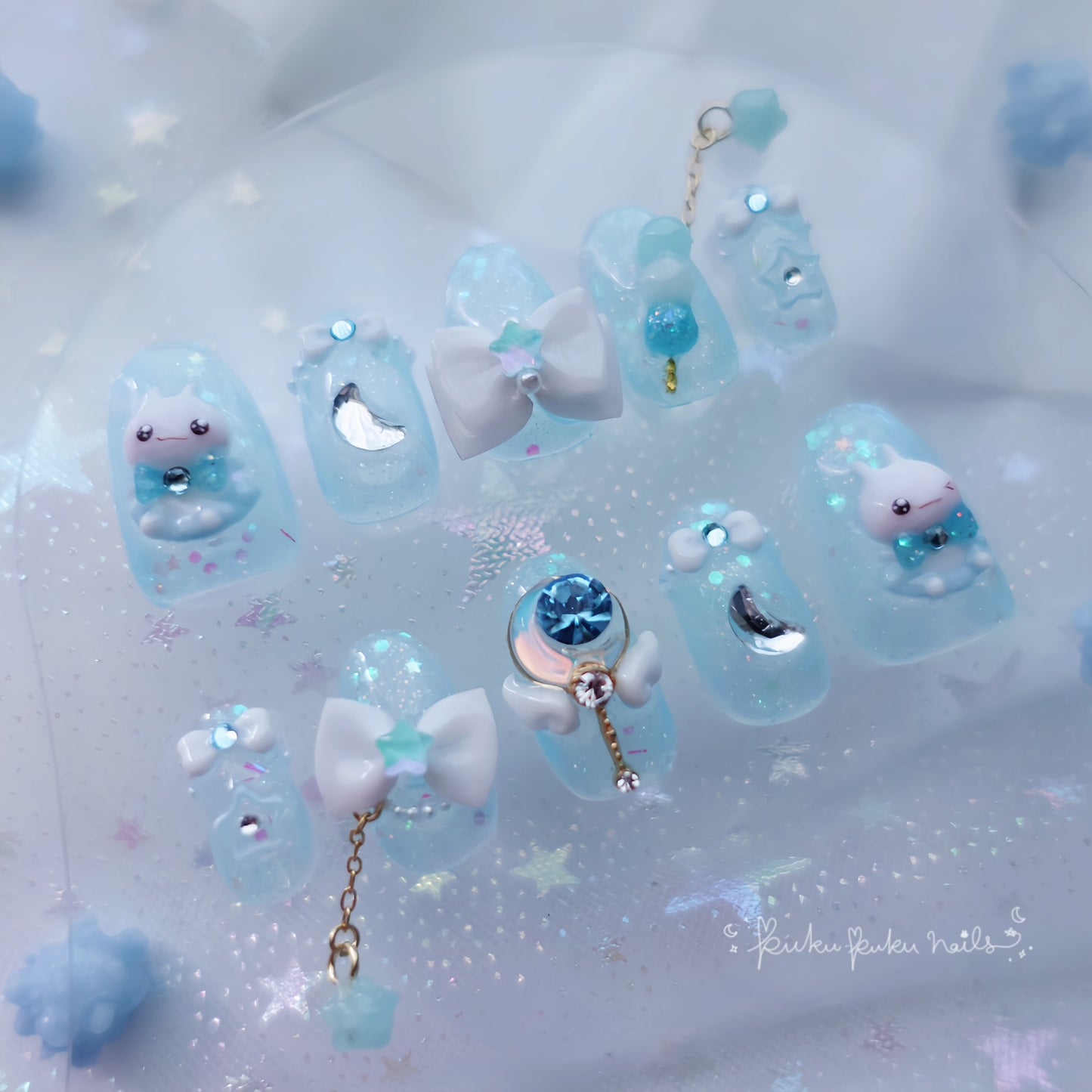 Magical Konpeito Nails