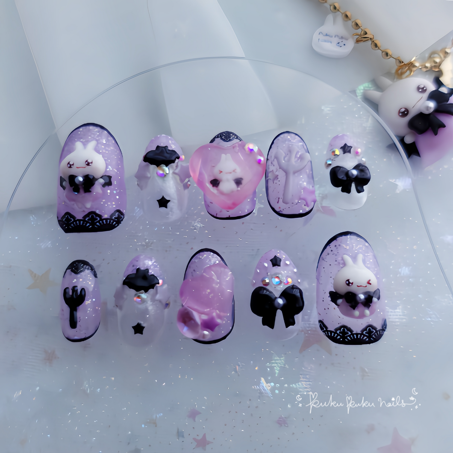 Halloween Limited Design ☆Kawaii Devil Nails
