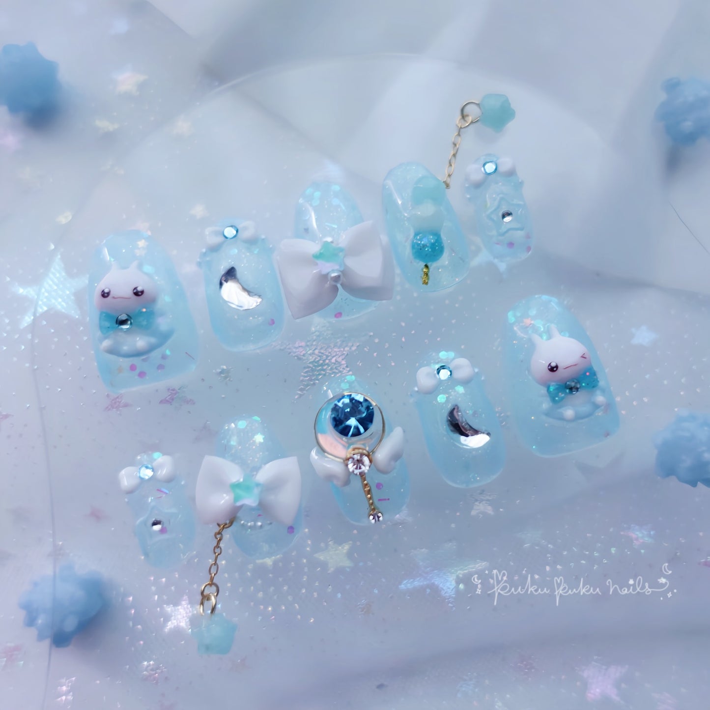 Magical Konpeito Nails