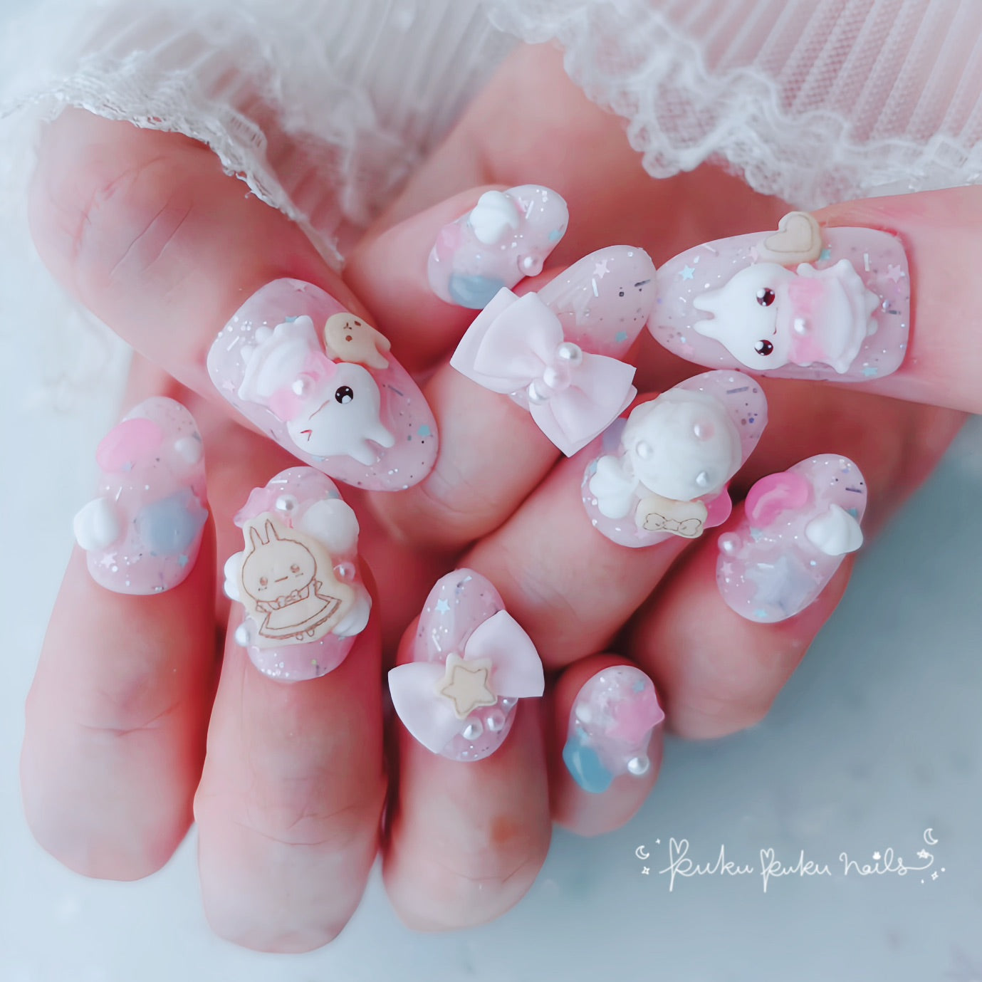 Puku Puku Sweets Deco Nails