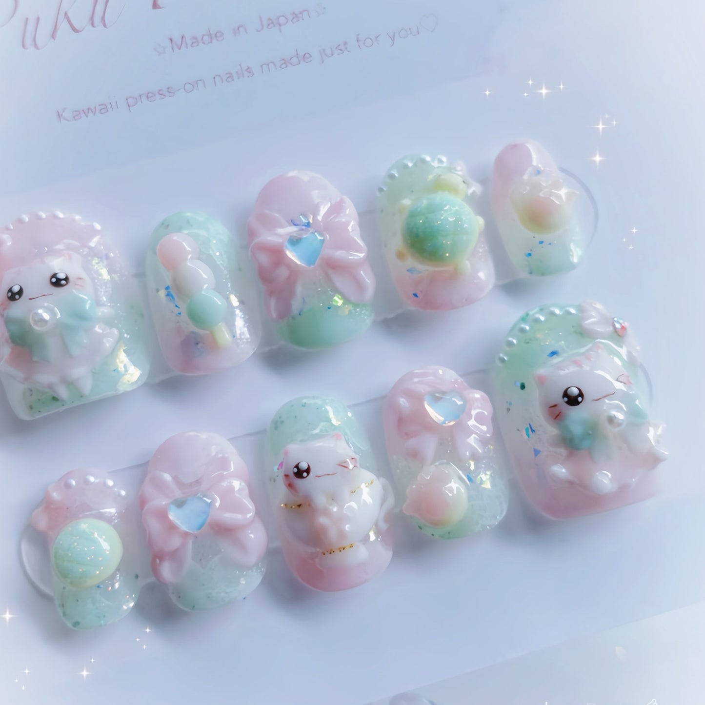 Sakura Matcha Harmony Nails🌸🍵