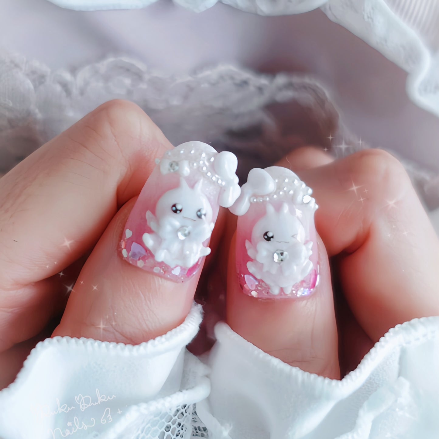 Lovely Valentine's Day Nails