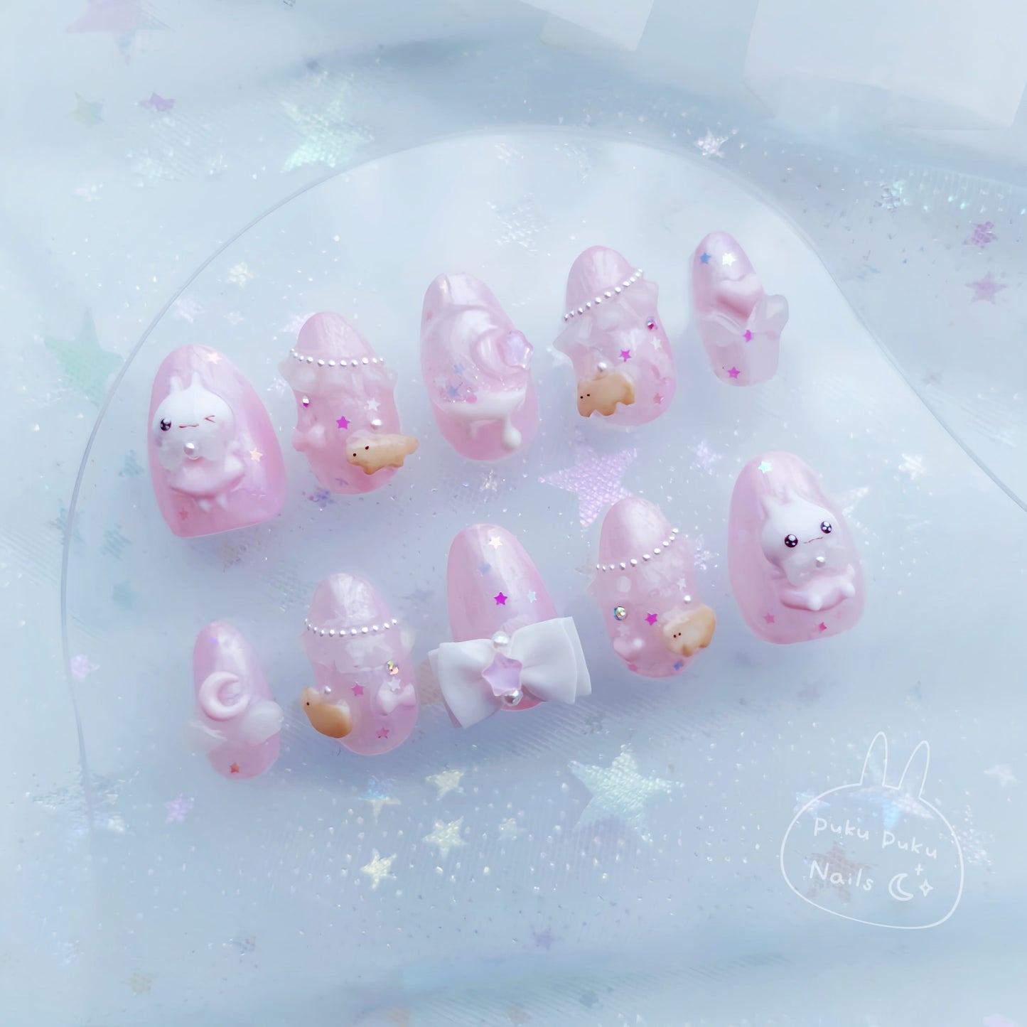Dreamy Frilly Nails