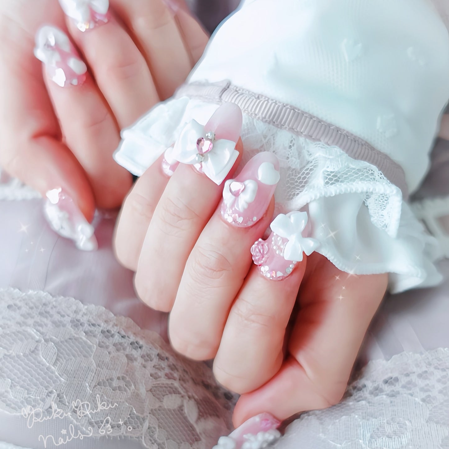 Lovely Valentine's Day Nails