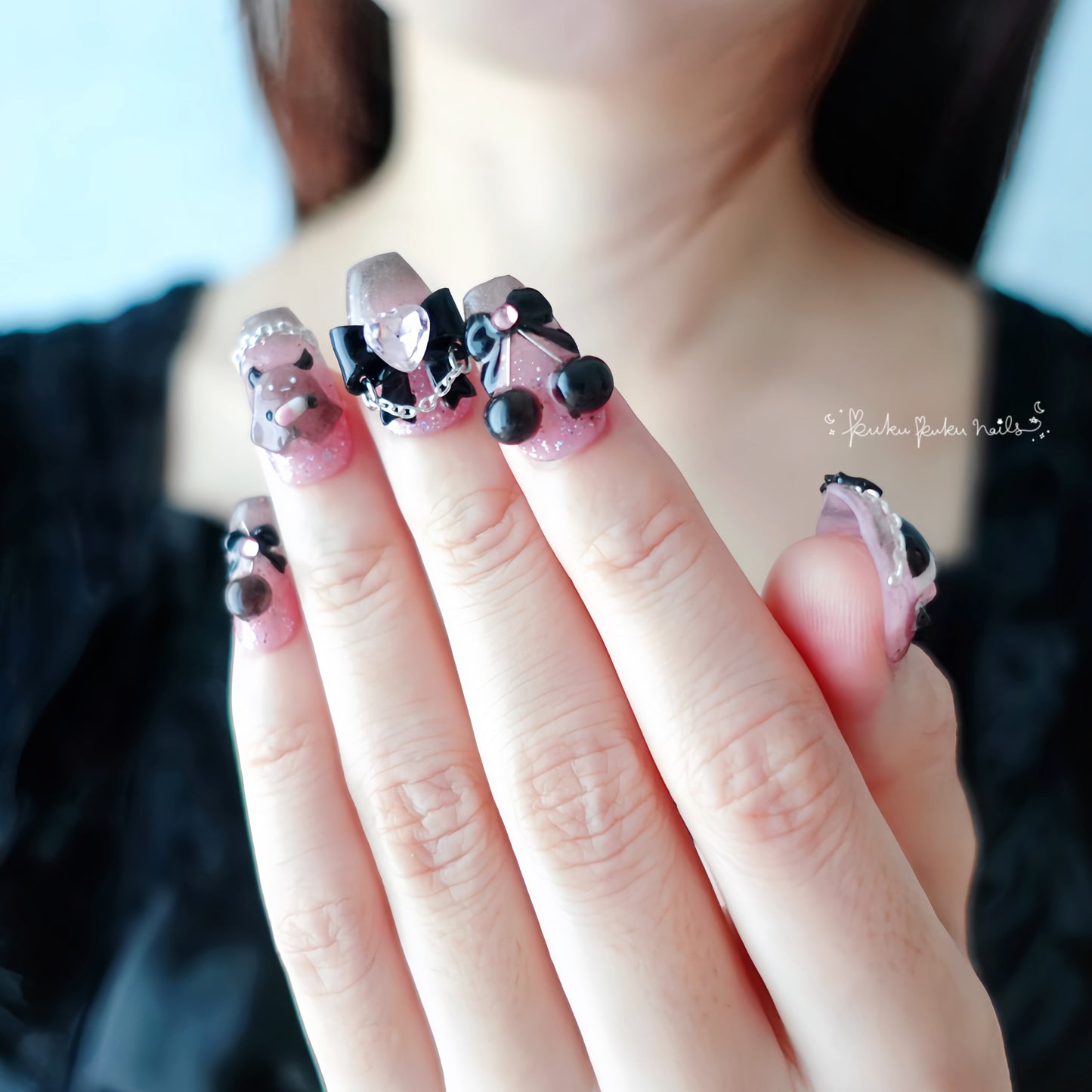 Poisoned Kawaii Cherry Nails