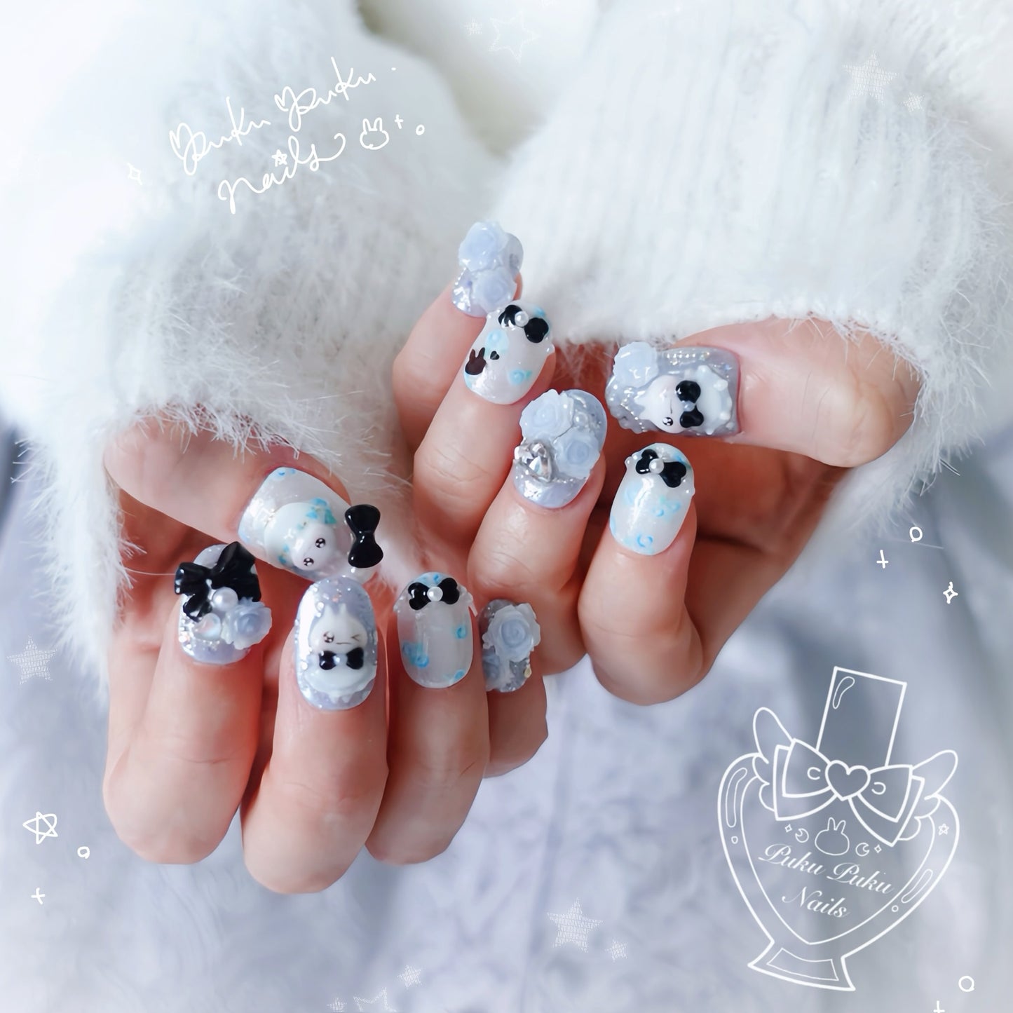 Wonder Rosy Tea Party Nails