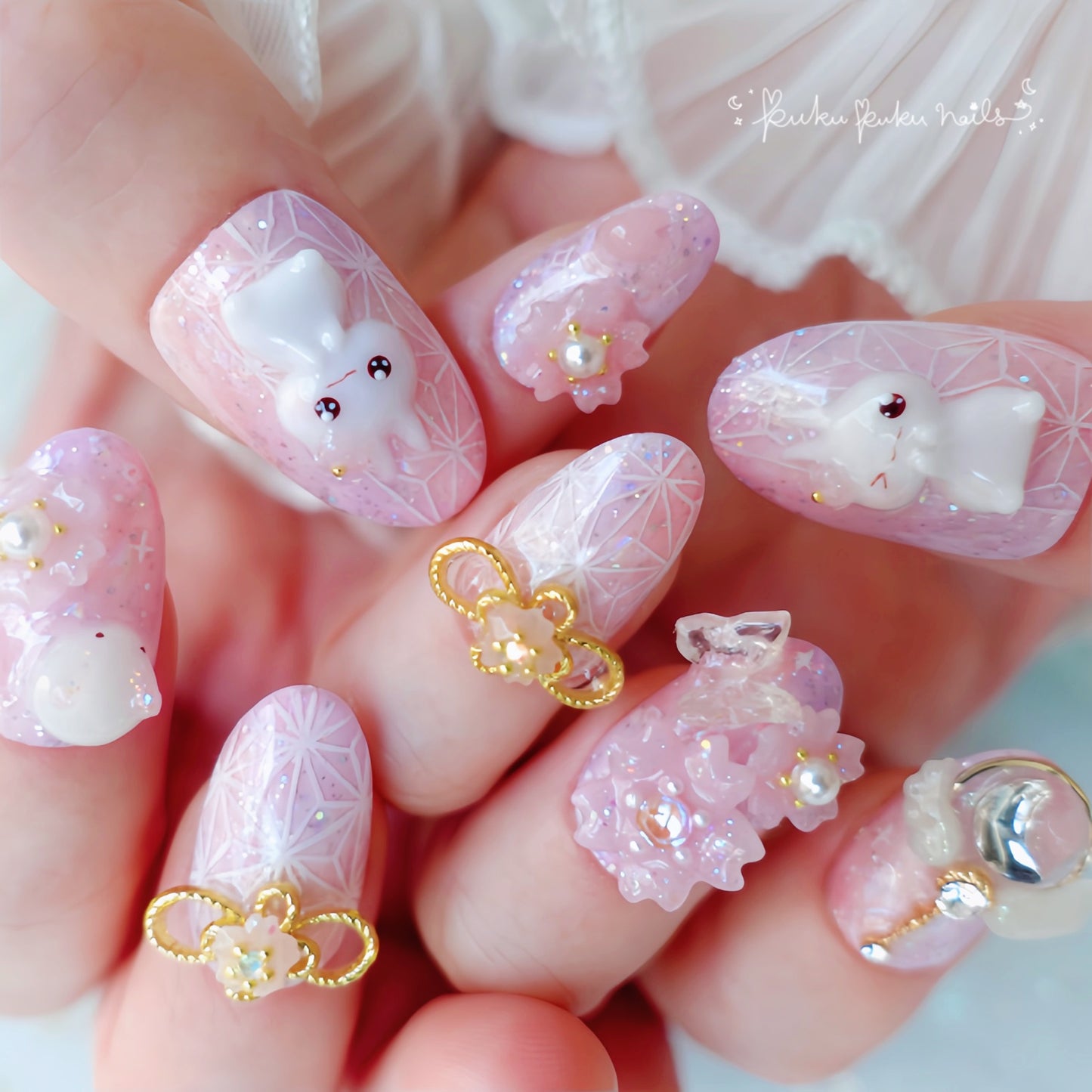 Kira Kira Kimono Nails