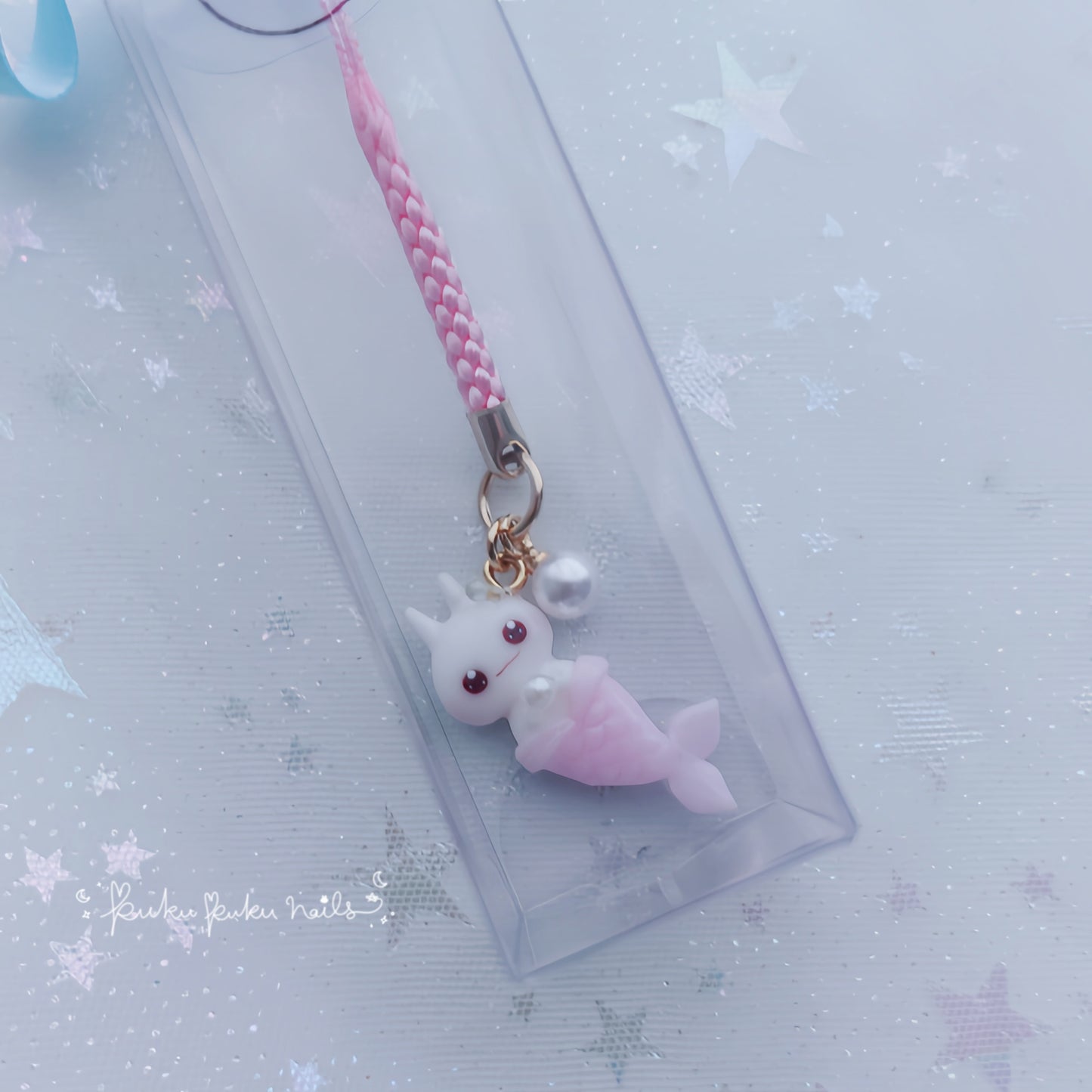 ☆Summer Limited Design☆ Mini Puku-usa Mermaid Strap