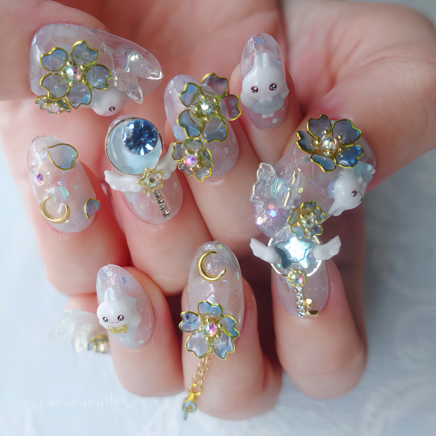 Magical Sakura Nails