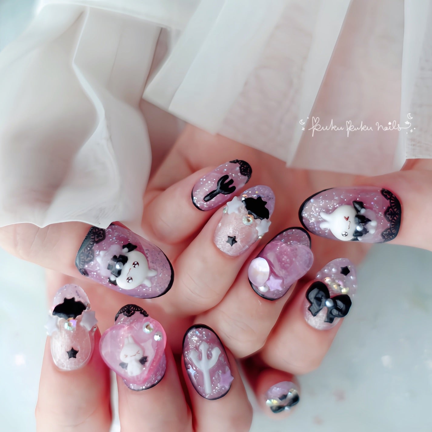 Halloween Limited Design ☆Kawaii Devil Nails