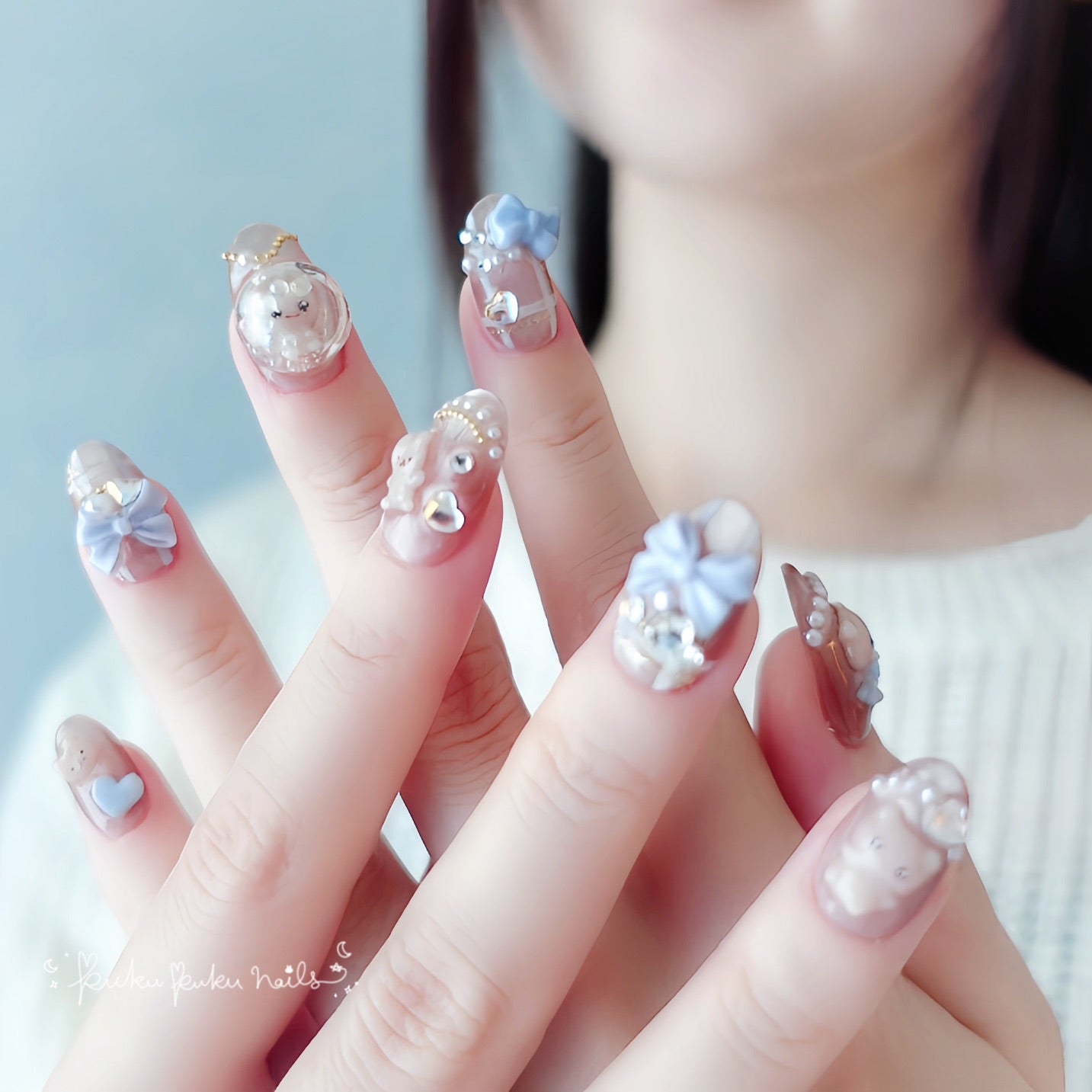 Autumn Limited Design☆Autumn School Unioorm Nails