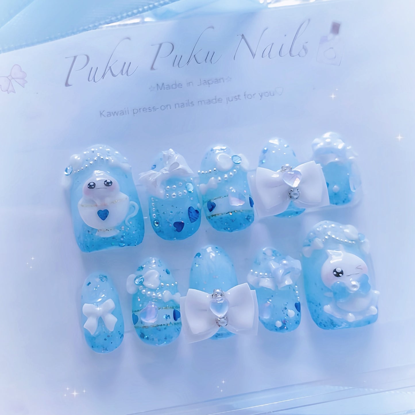 Blueberry Cheese Cake Nails🫐✨