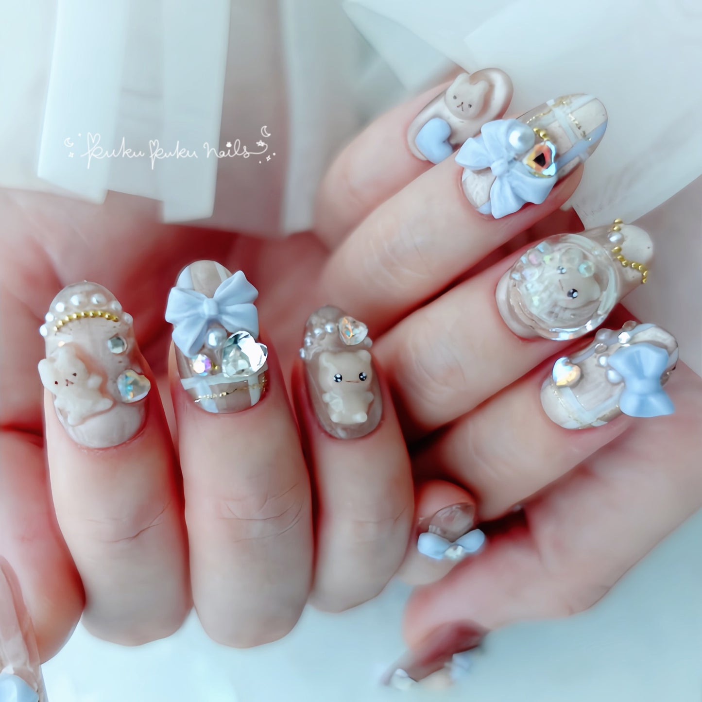 Autumn Limited Design☆Autumn School Unioorm Nails