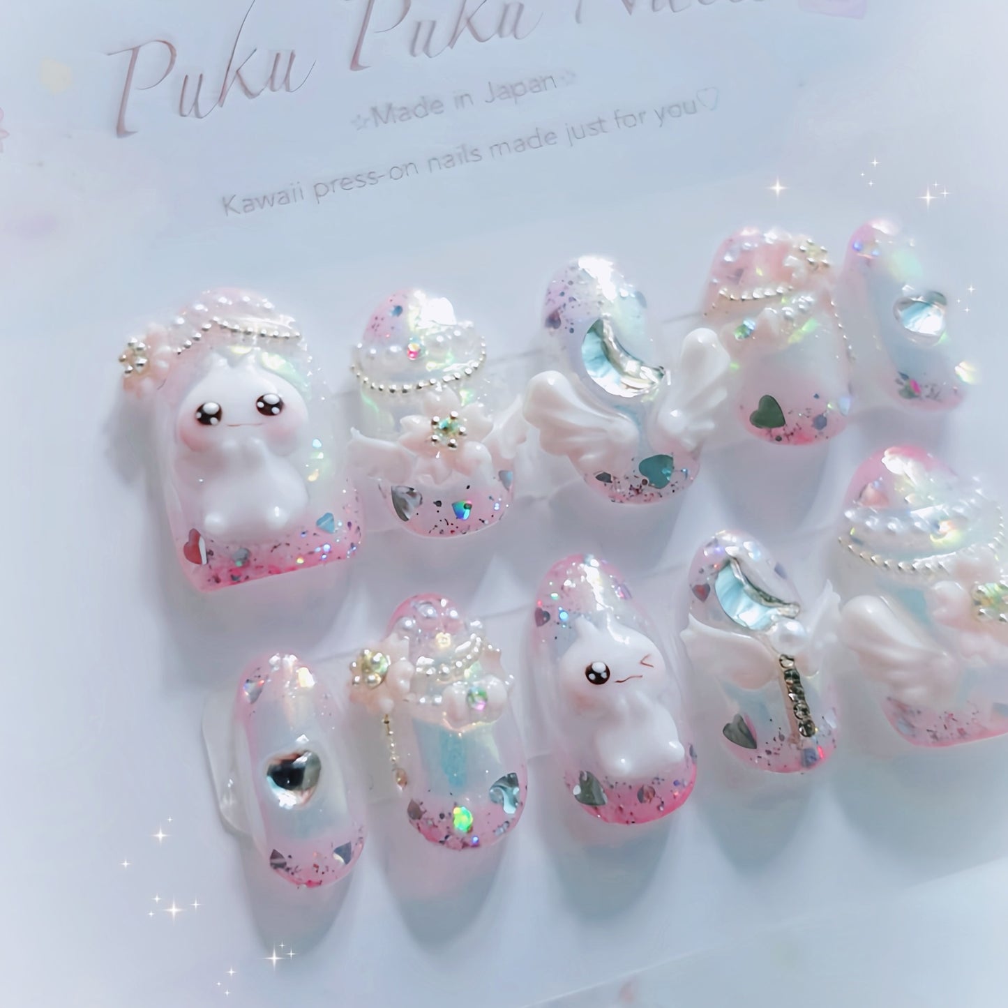 Sakura Angel Nails🌸🪽 ‧₊˚｡