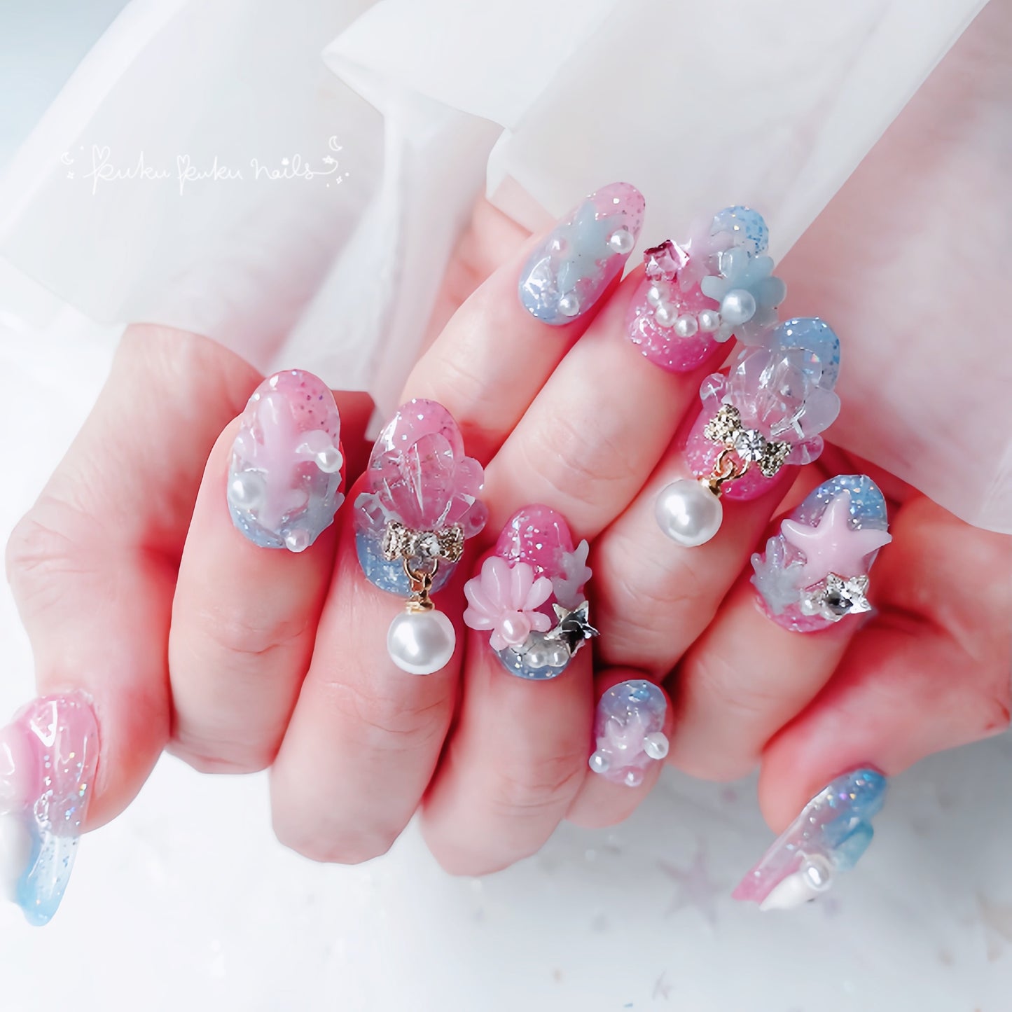 ⭐︎Summer Limited Design⭐︎ Magical Mermaid  Nails