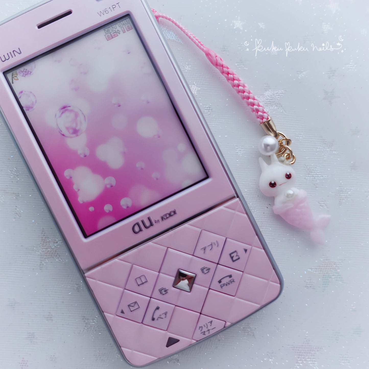 ☆Summer Limited Design☆ Mini Puku-usa Mermaid Strap