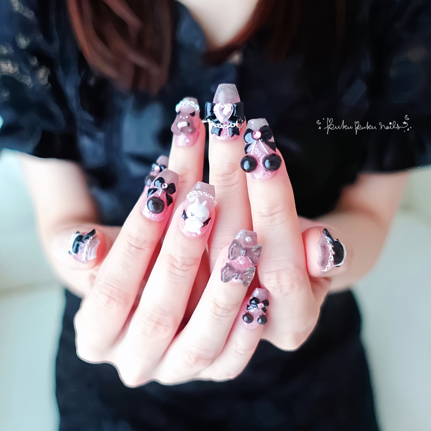 Poisoned Kawaii Cherry Nails
