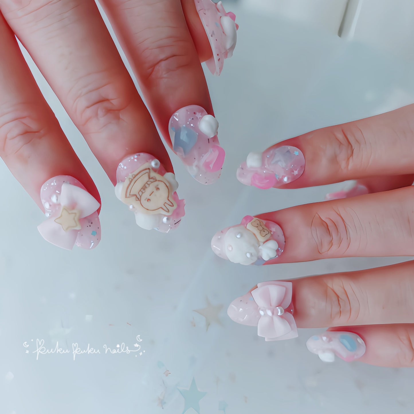 Puku Puku Sweets Deco Nails