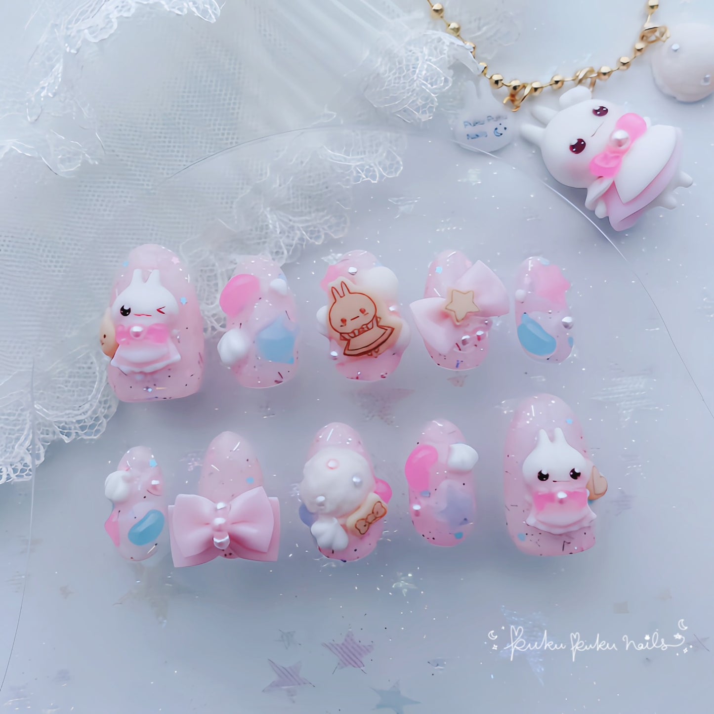 Puku Puku Sweets Deco Nails