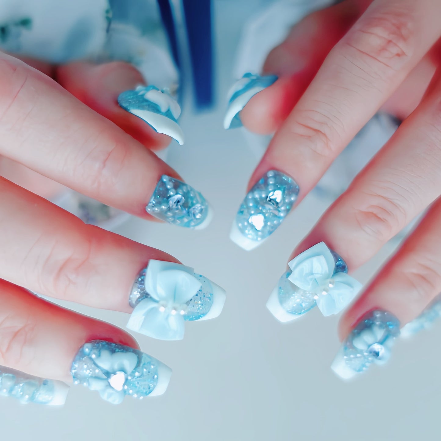 Mizu-iro Princess Nails