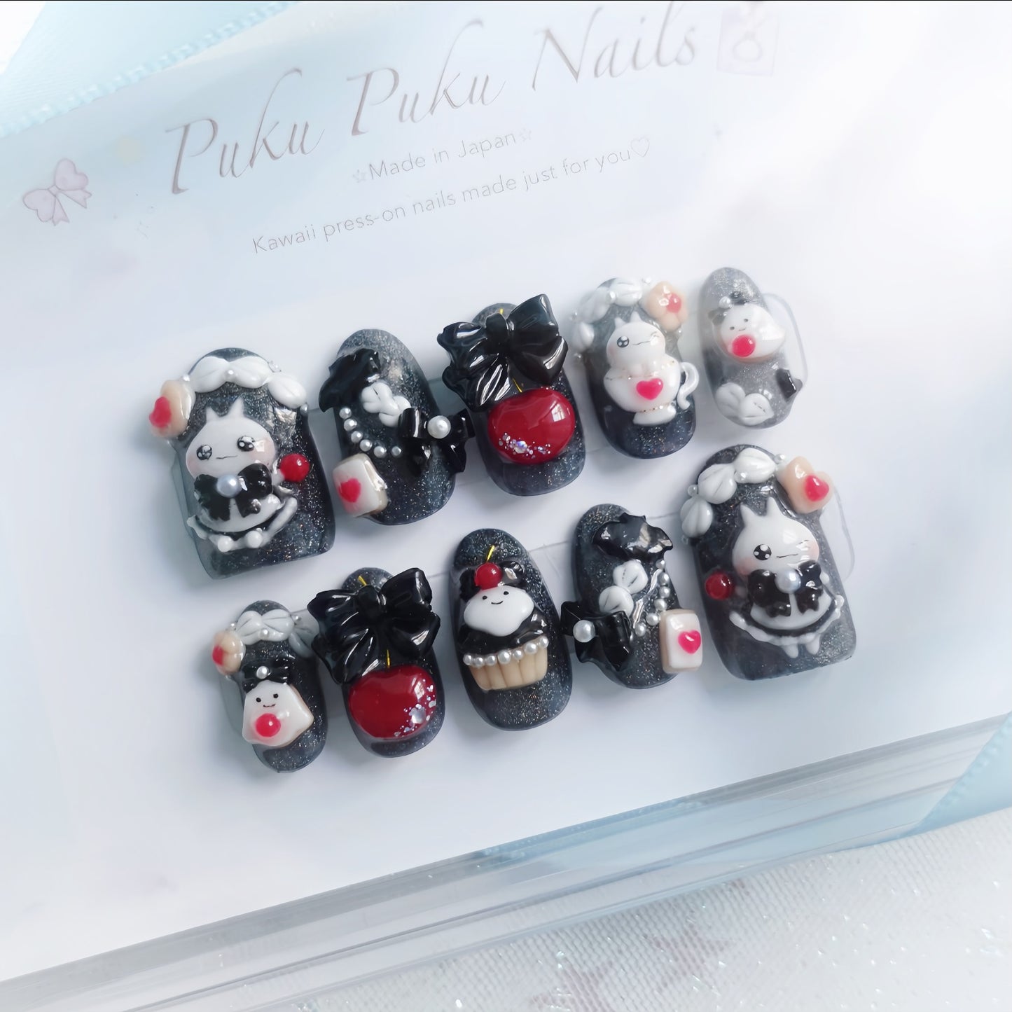 Spooky Night Cafe Nails