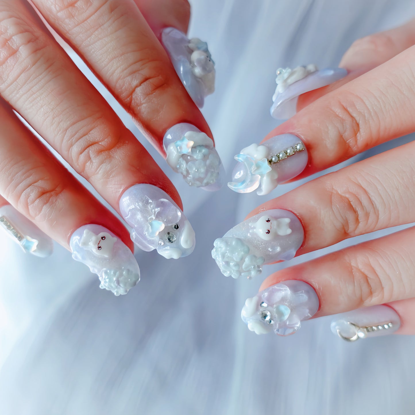⭐︎June Limited Design⭐︎ Magical Hydrangea Nails