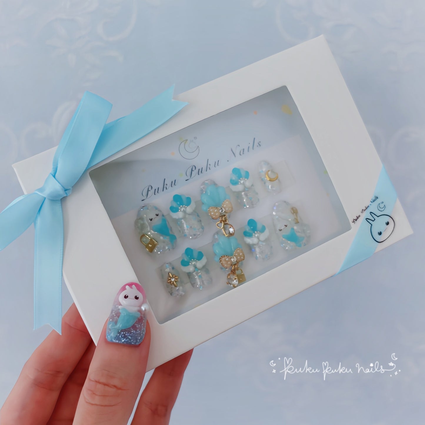Summer Limited Design ☆ Mermaid Princess Nails