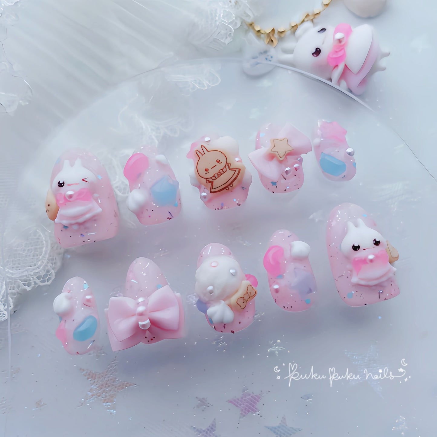 Puku Puku Sweets Deco Nails