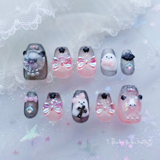 Halloween Limited Design ☆Capsule Ghost Nails