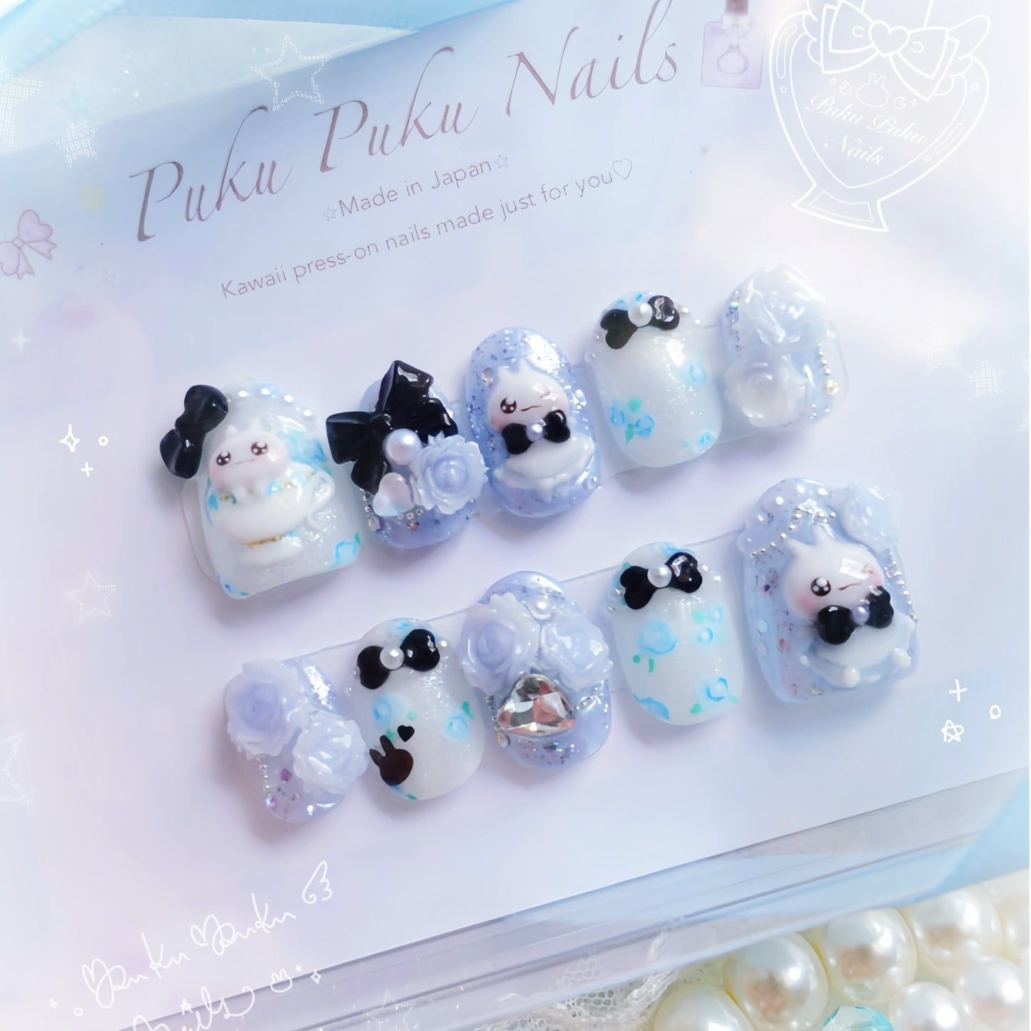Wonder Rosy Tea Party Nails