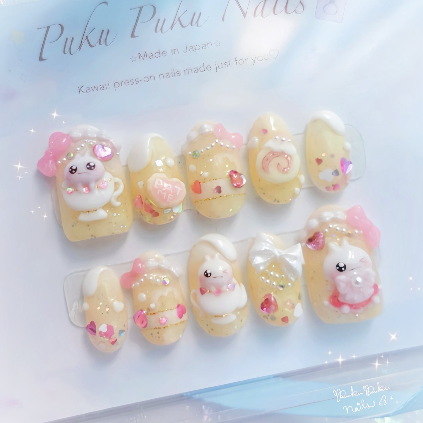 Sakura Shortcake Nails🍰🌸 ໒꒱ ‧₊˚｡