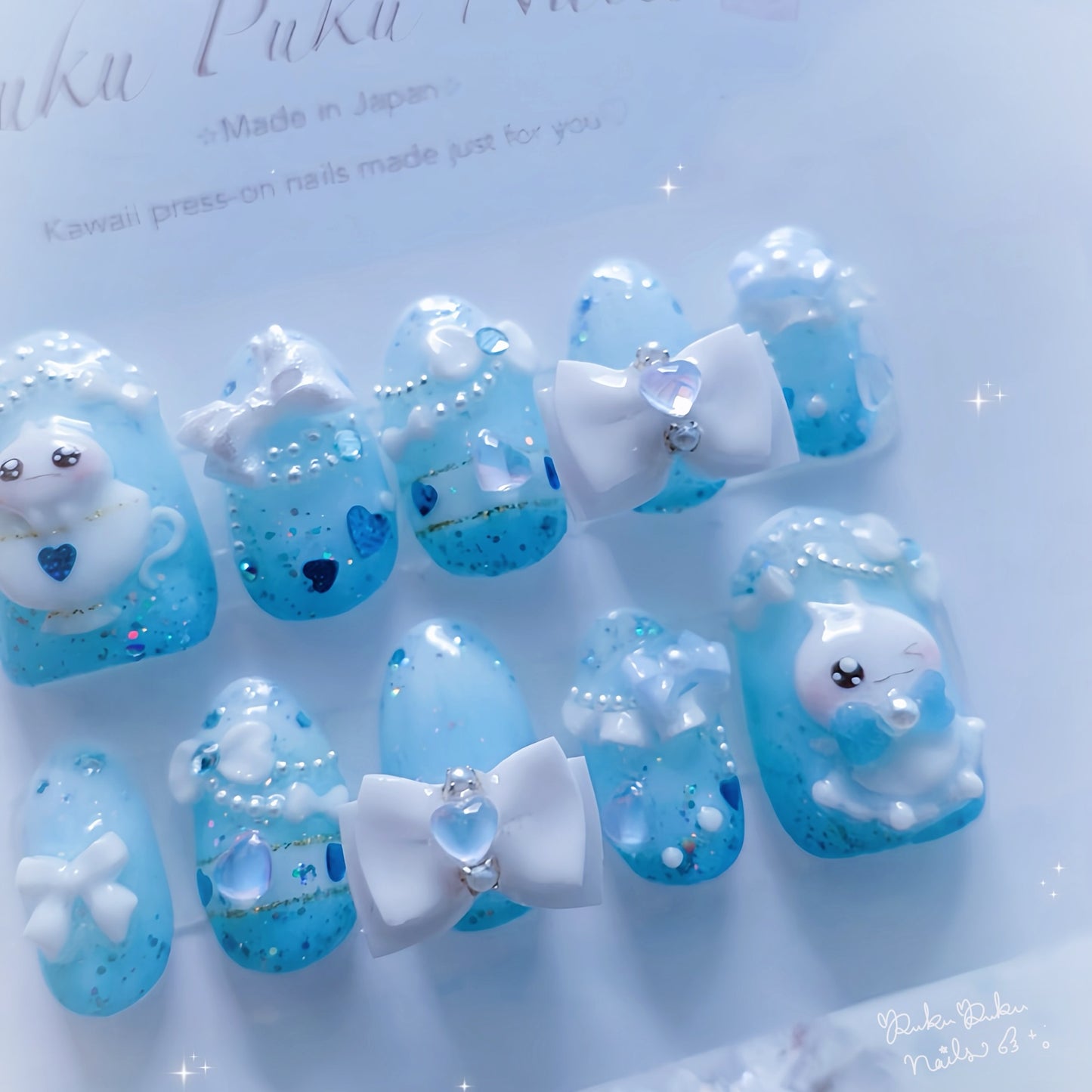 Blueberry Cheese Cake Nails🫐✨