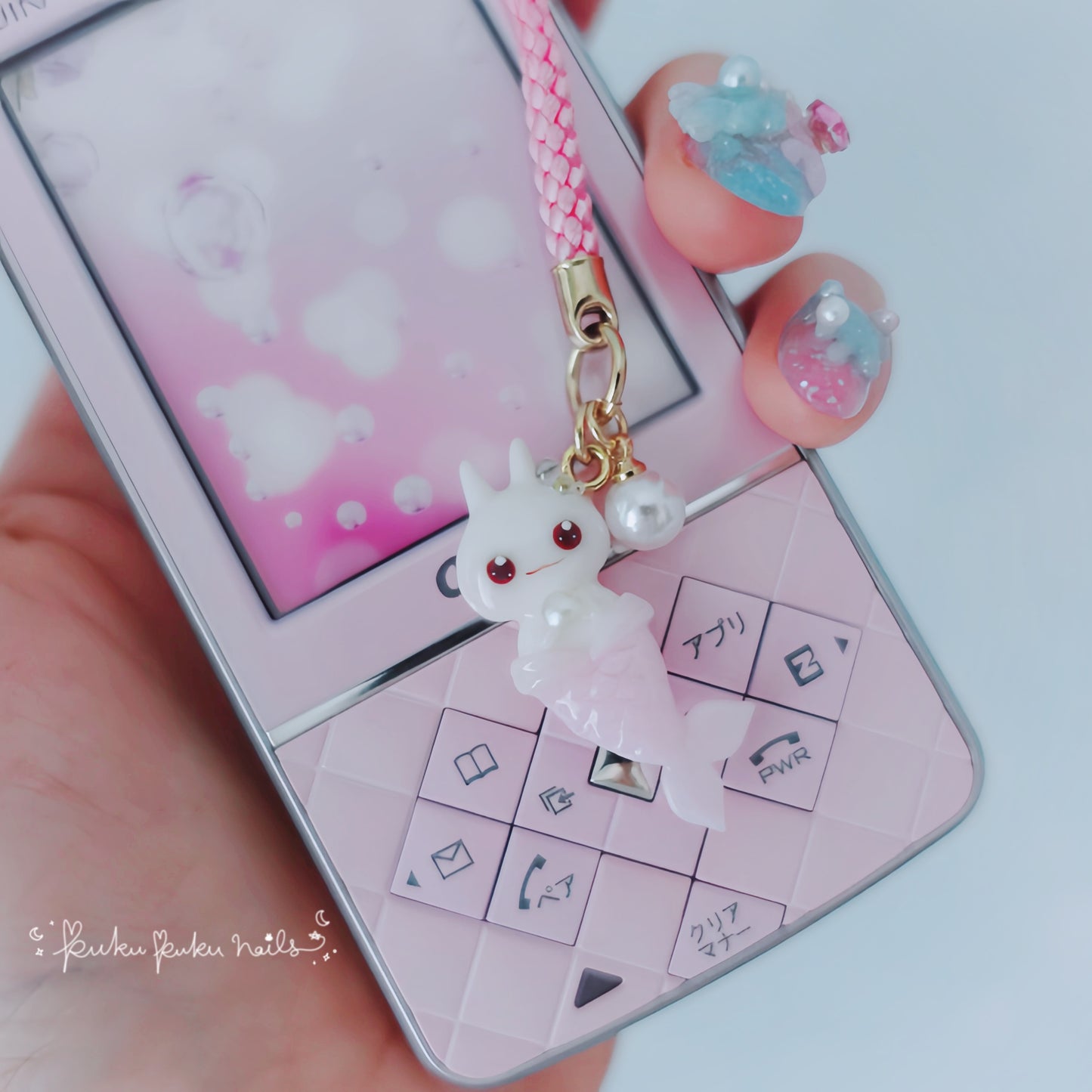 ☆Summer Limited Design☆ Mini Puku-usa Mermaid Strap