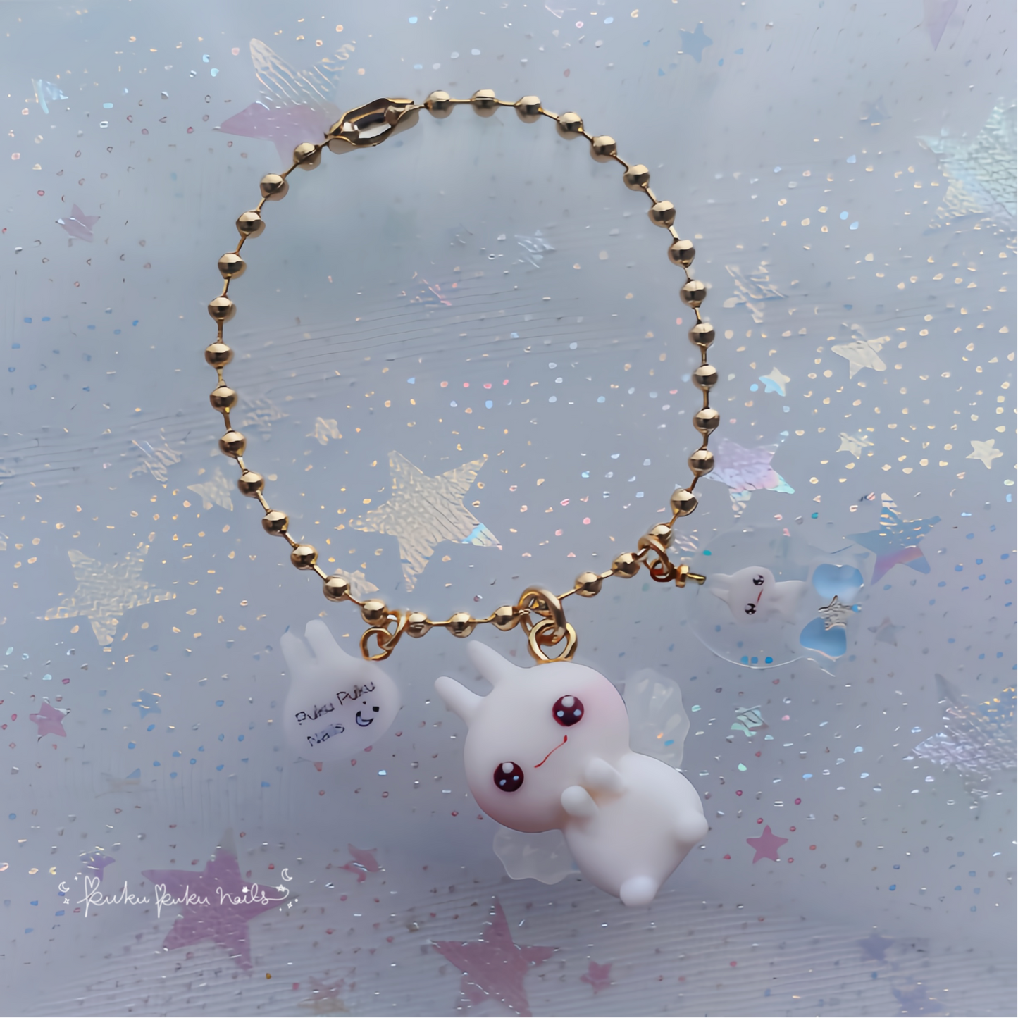 Puku-usa Figure ⭐︎ Aurora Snow Globe Shaker